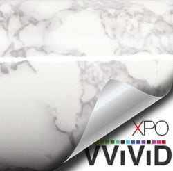 VVIVID VINYL WHITE-GRAY VEINED MARBLE ARCHITECTURAL FILM | V129